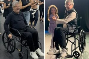 Carlinhos de Jesus dança na cadeira de rodas