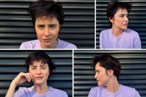 Fernanda Vasconcellos com o novo visual para a novela 