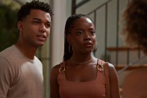 Dona de Mim - Samuel (Juan Paiva), Leona (Clara Moneke) e Katinha (Lenita Oliver)