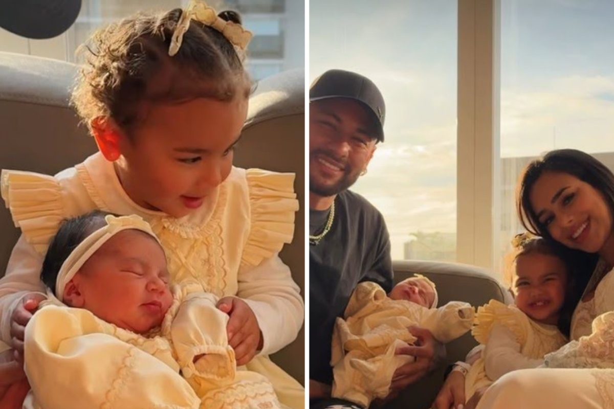 Mavie, Mel, Neymar e Bruna Biancardi