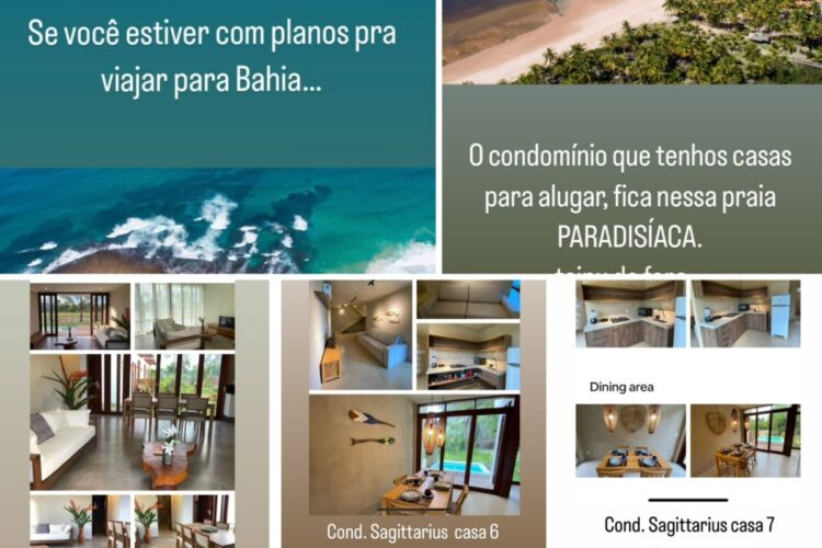 Imóvel de Cintia Dicker na Bahia