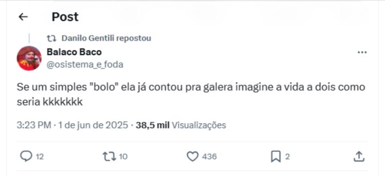 Repost de Danilo Gentili