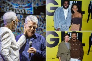 Casais como Taís e Lázaro, Sophie e Xamã aplaudira, o showzaço de Gil -