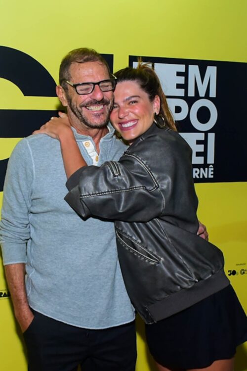 Mariana Goldfarb e o pai 