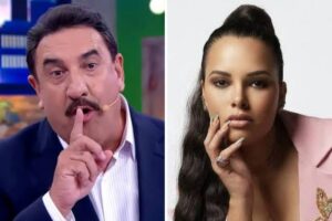 Ratinho e a ex-BBB Ariadna Arantes