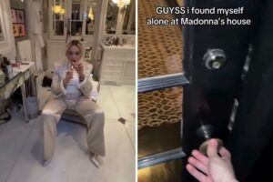 Influenciador faz tour na mansão de Madonna