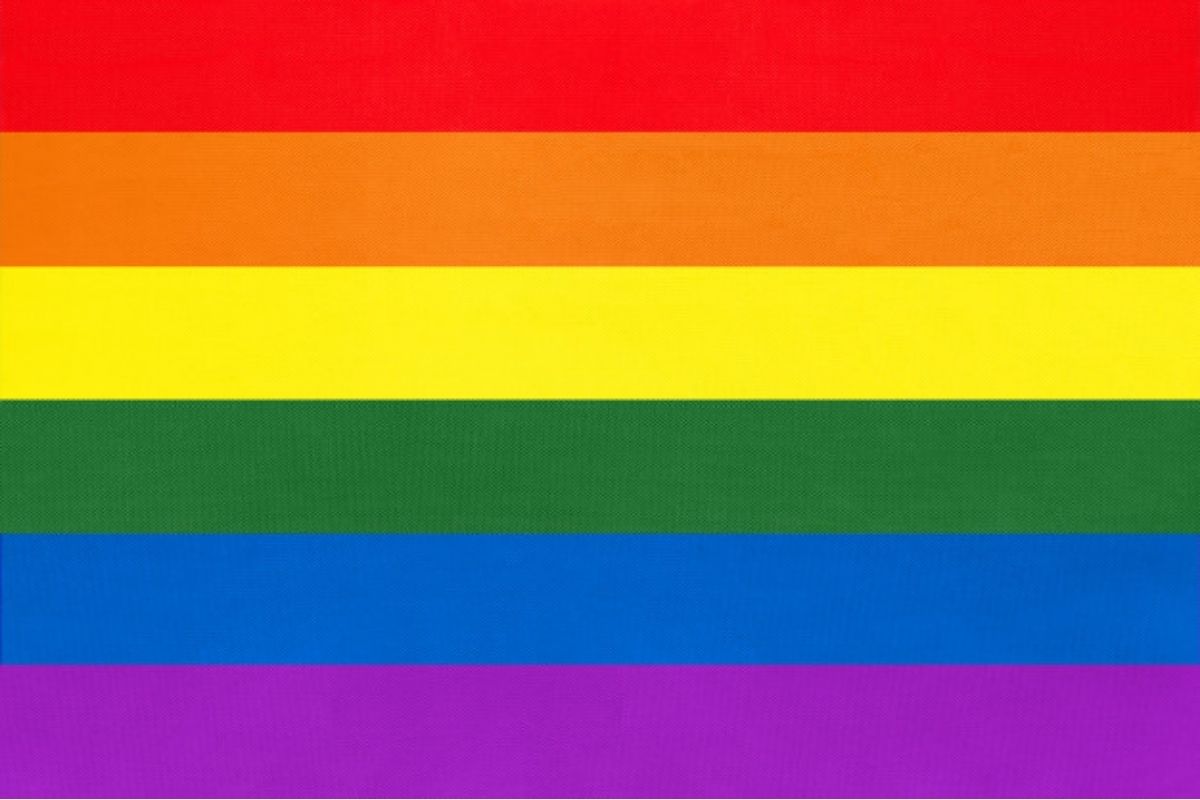 Foto da bandeira LGBTQIA+