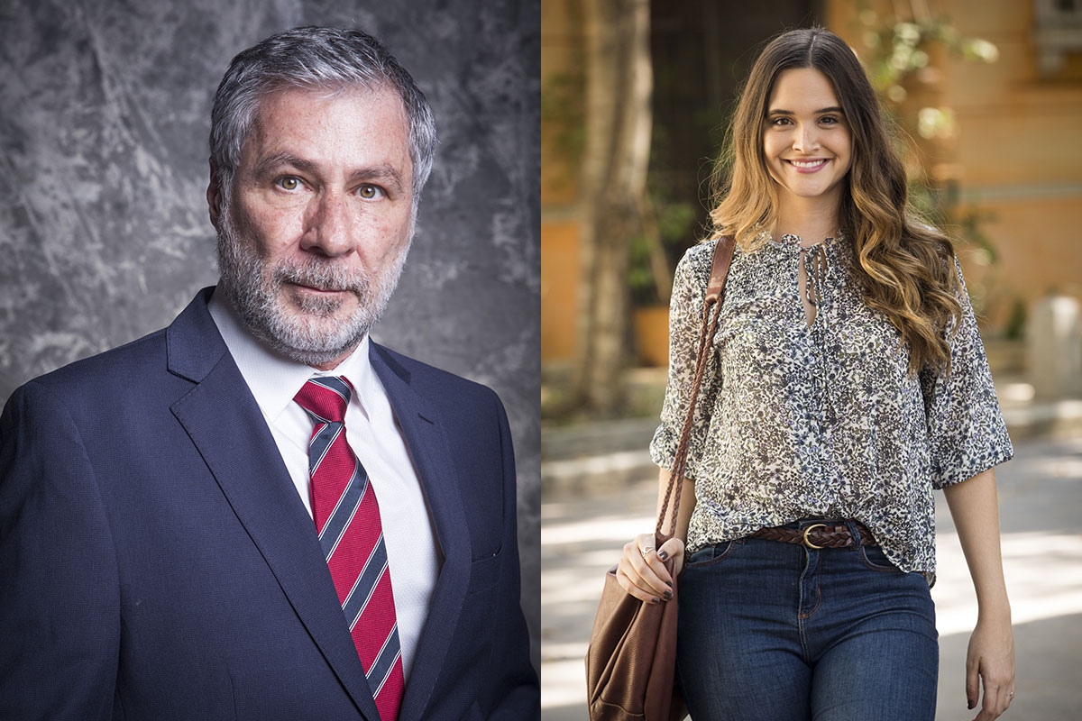 Leopoldo Pacheco e Juliana Paiva em Salve-se Quem Puder
