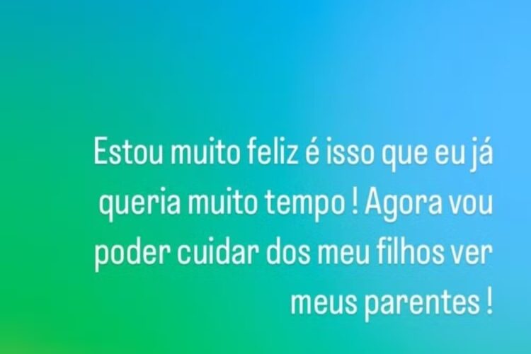 Post do ex-marido de MC Carol 
