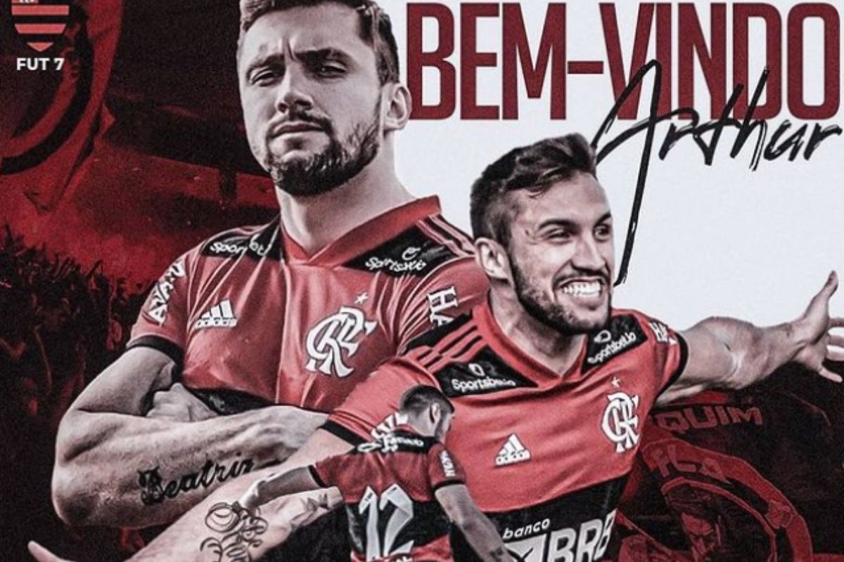Anúncio de Arthur Picoli no Flamengo