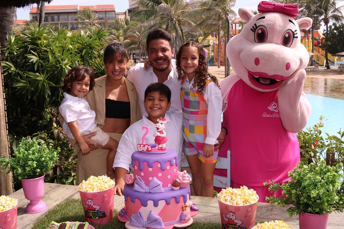 Wesley Safadão e Thyane Dantas comemoram o aniversário da filha