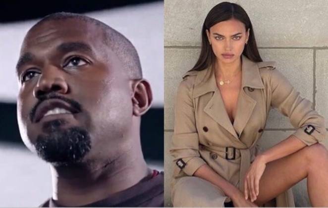 fotomontagem Kanye West e Irina Shayk