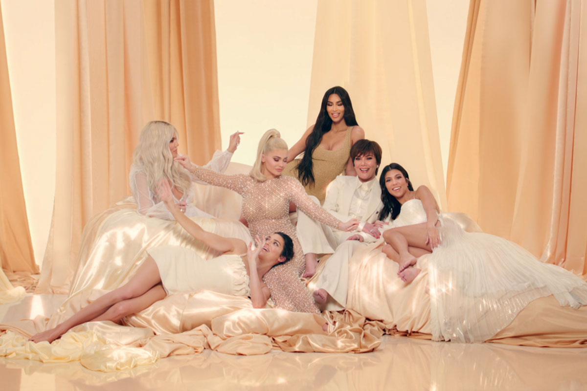 Retrato da mulheres da família Kardashian-Jenner