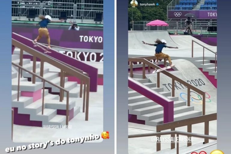 Rayssa Leal tem manobra publicada por Tony Hawk e comemora