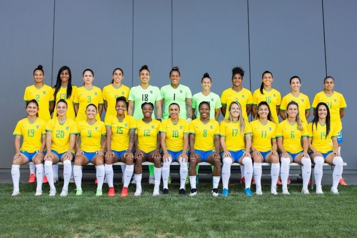 Foto da Seleção Brasileira de Futebol Feminino