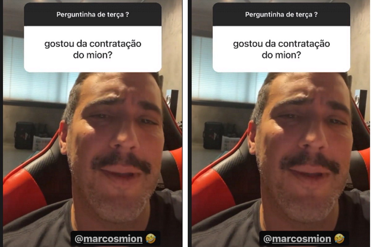 André Marques nos stories