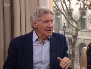 Harrison Ford print de entrevista de iTV 2017