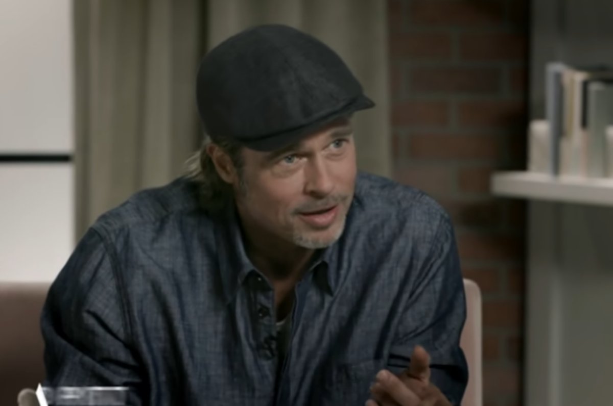 Brad Pitt em entrevista com Adam Sandler
