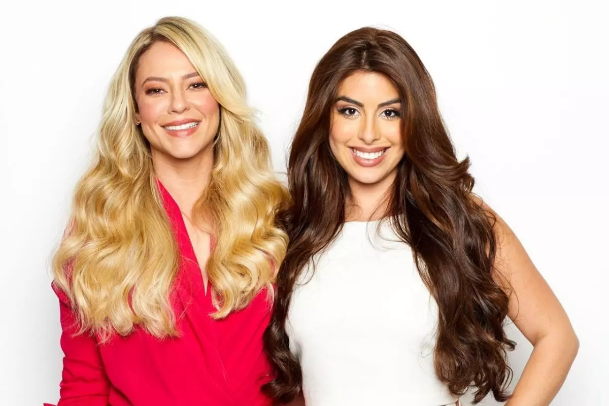 Paolla Oliveira e Pamela Drudi em ensaio de campanha publicitária