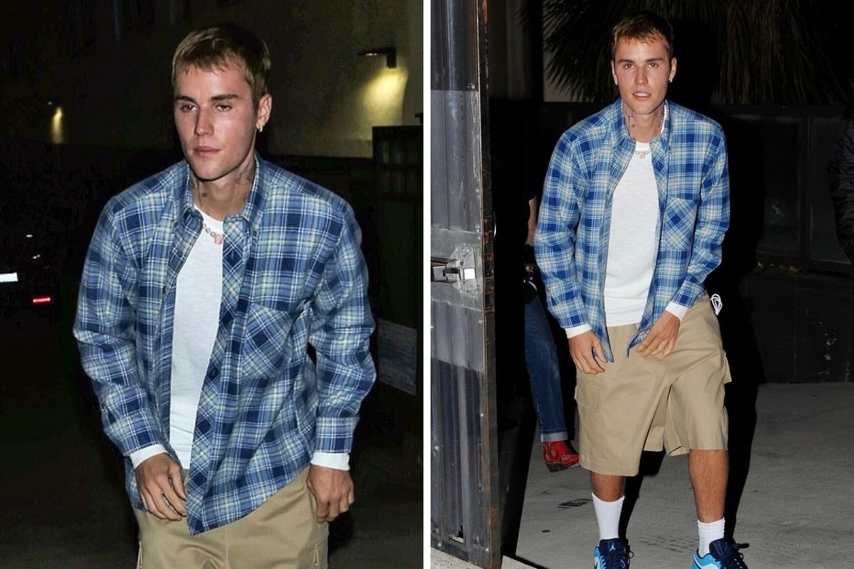 Justin Bieber saindo da missa noturna da Churchhome, em Beverly Hills