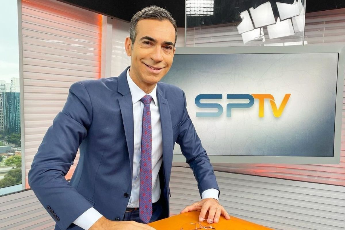 César Tralli no SP1, da Globo
