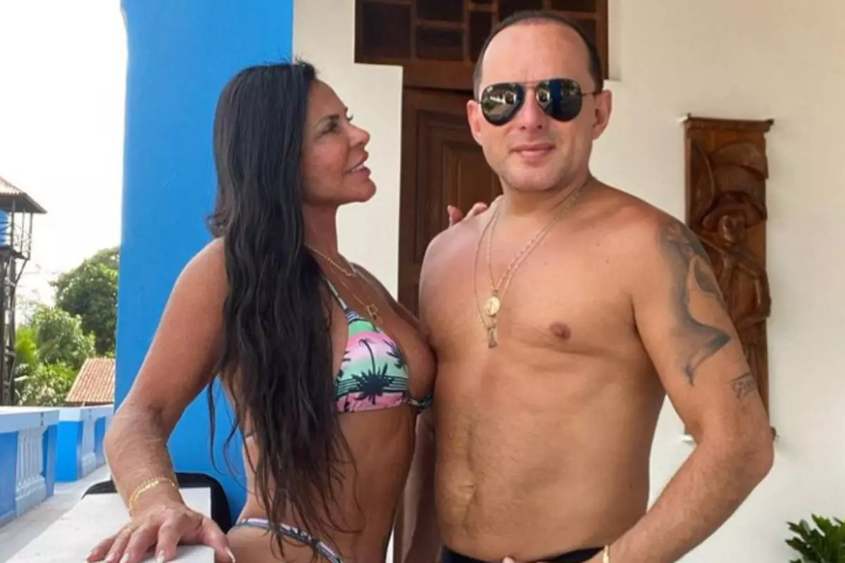 Gretchen comemora três anos do dia que conheceu o marido e se derrete