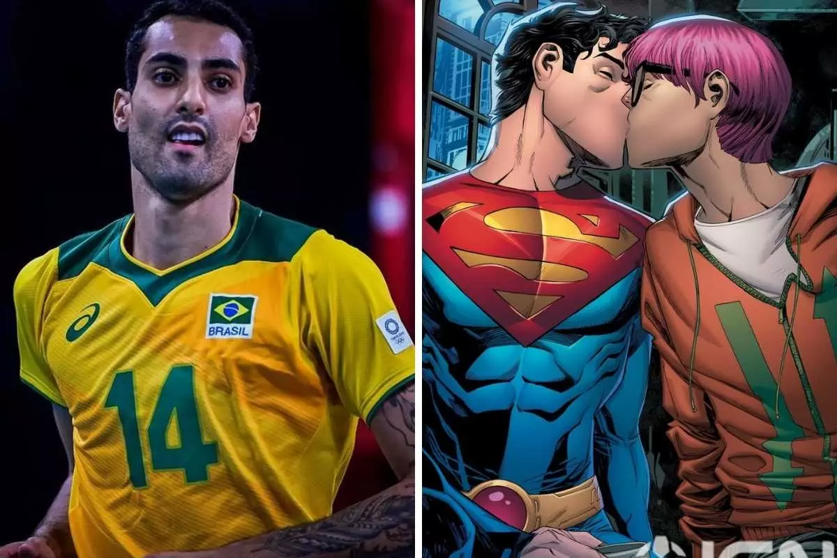 Douglas Souza rebate crítica de colega do vôlei sobre Superman bissexual