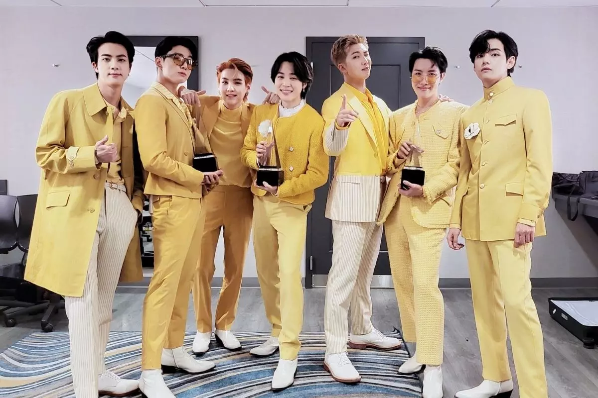 BTS nos bastidores do AMA 2021
