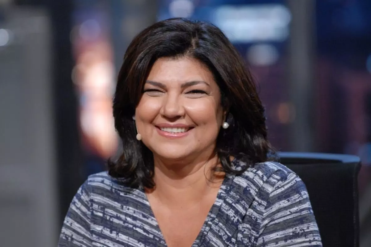 Cristiana Lôbo durante o Programa do Jô