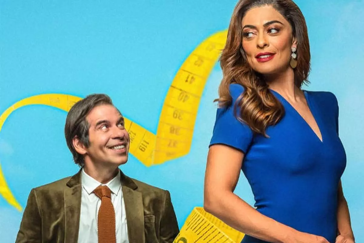 Juliana Paes comemora estreia de filme com Leandro Hassum na Netflix