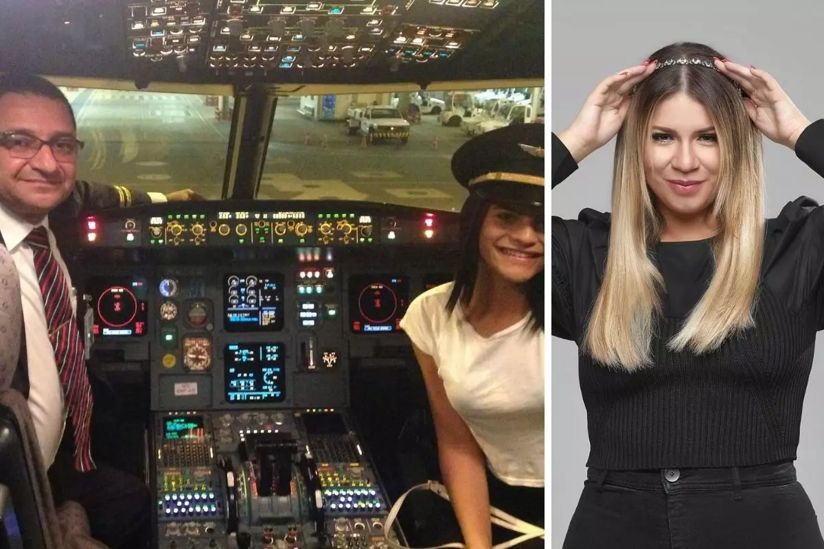 Filha do piloto, Vitória, e Marília Mendonça
