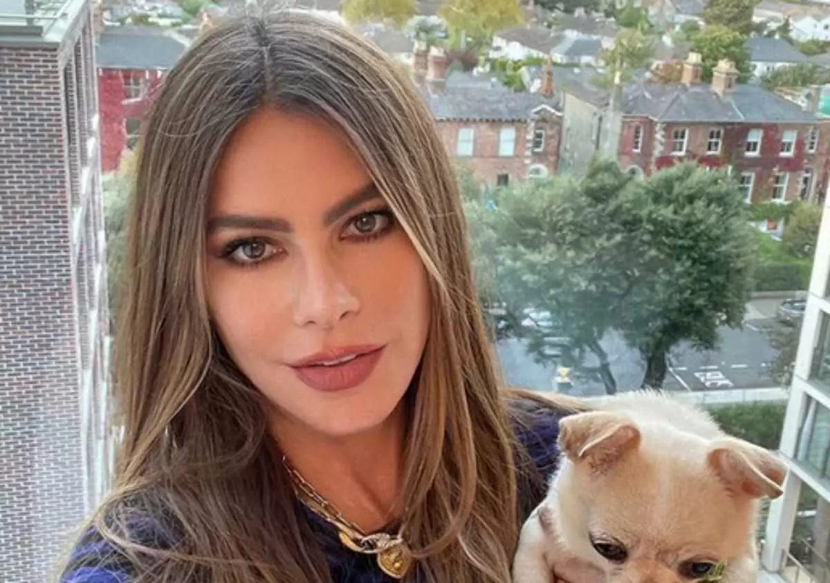 Sofia Vergara, selfie em Dublin