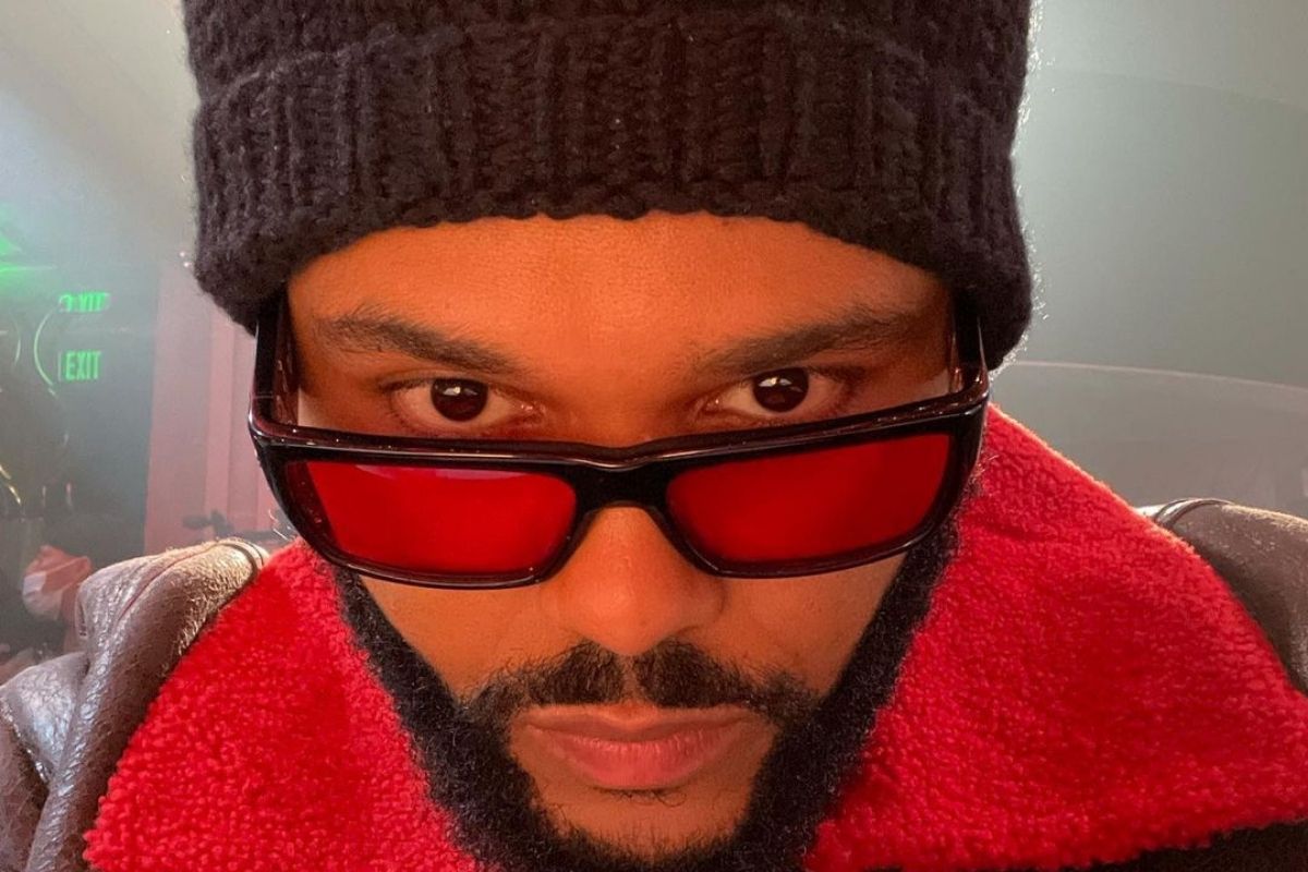 The Weeknd em selfie