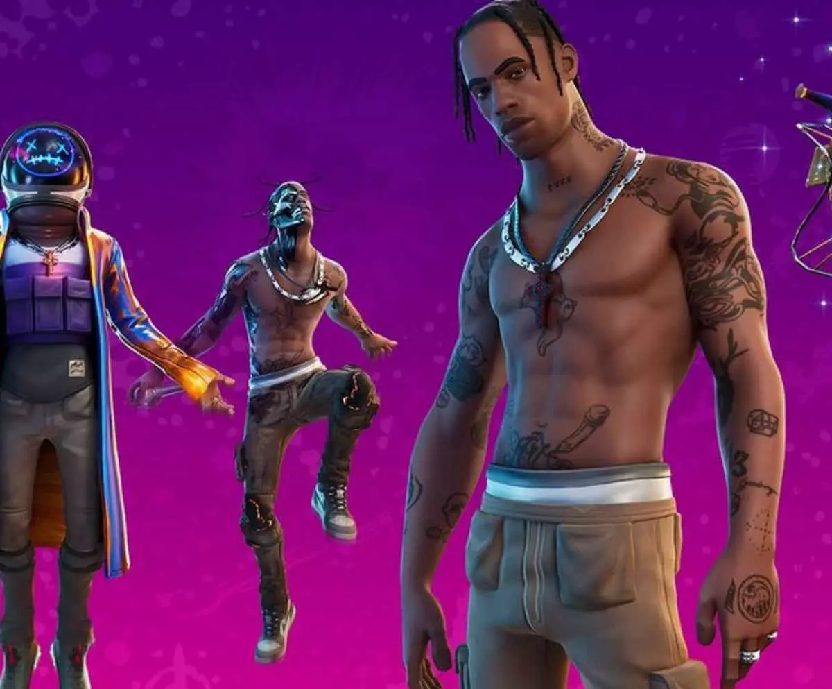 Emotes de Travis Scott em Fortnite