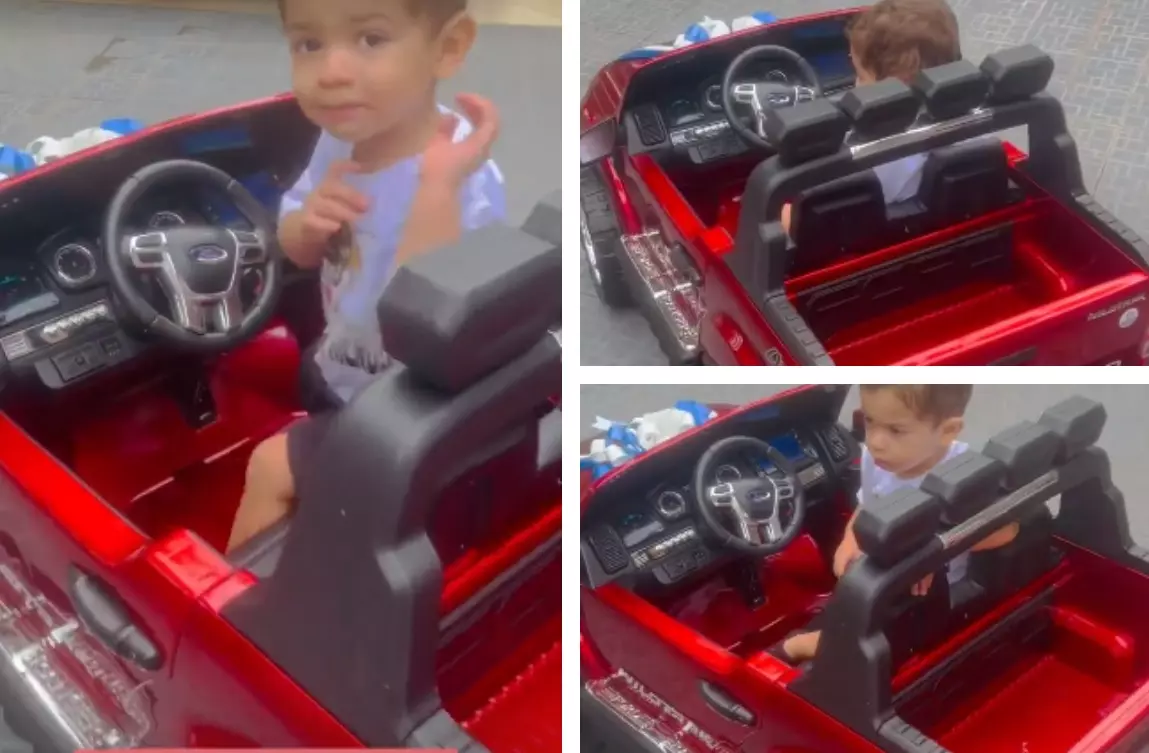 Filho de Marília Mendonça ganha presente de Natal