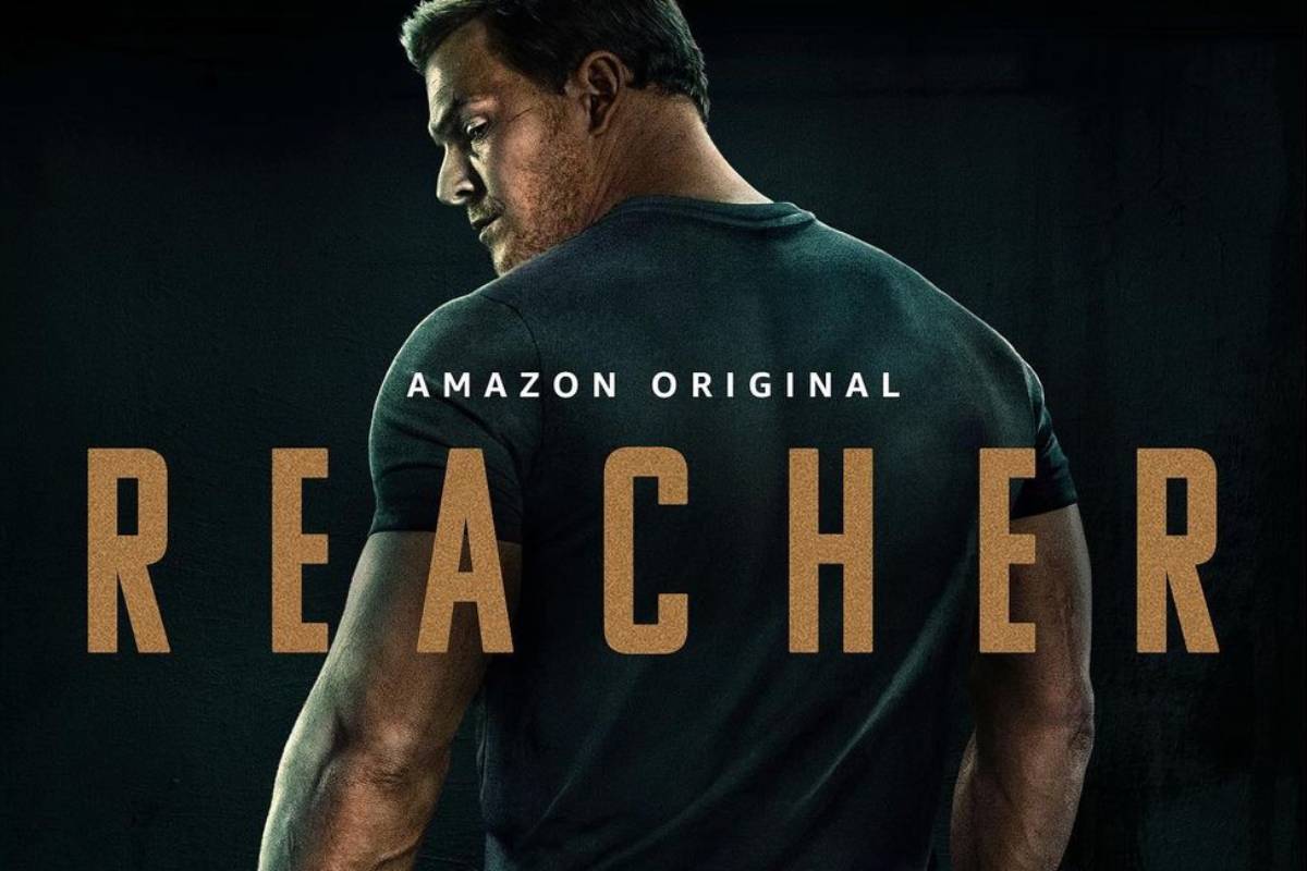 alan ritchson como jack reacher em poster do amazon prime video da série reacher