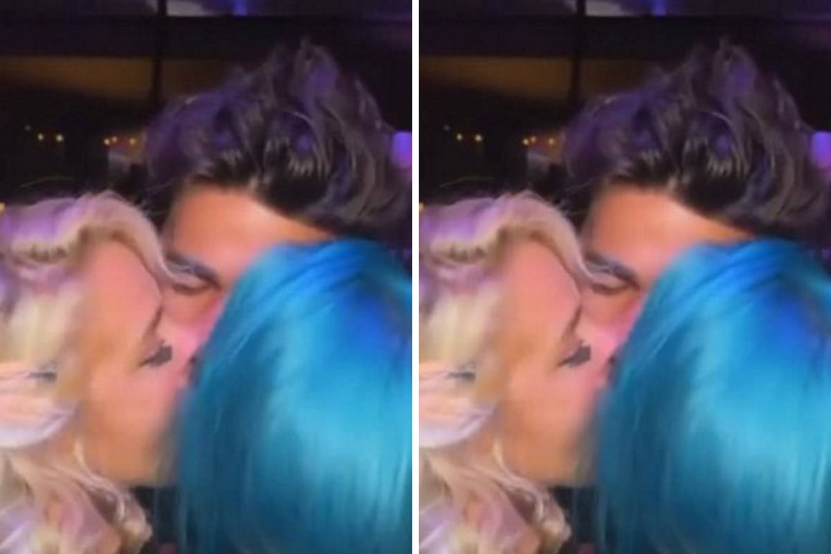 Beijo triplo de Gui Napolitano