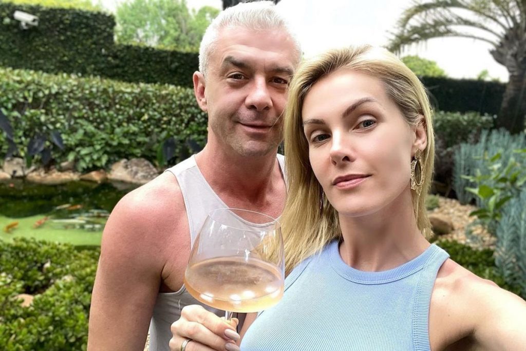 Ana Hickmann com o marido Alexandre Correa