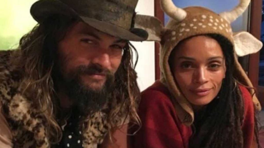 Jason Momoa e Lisa Bonet fantasiados