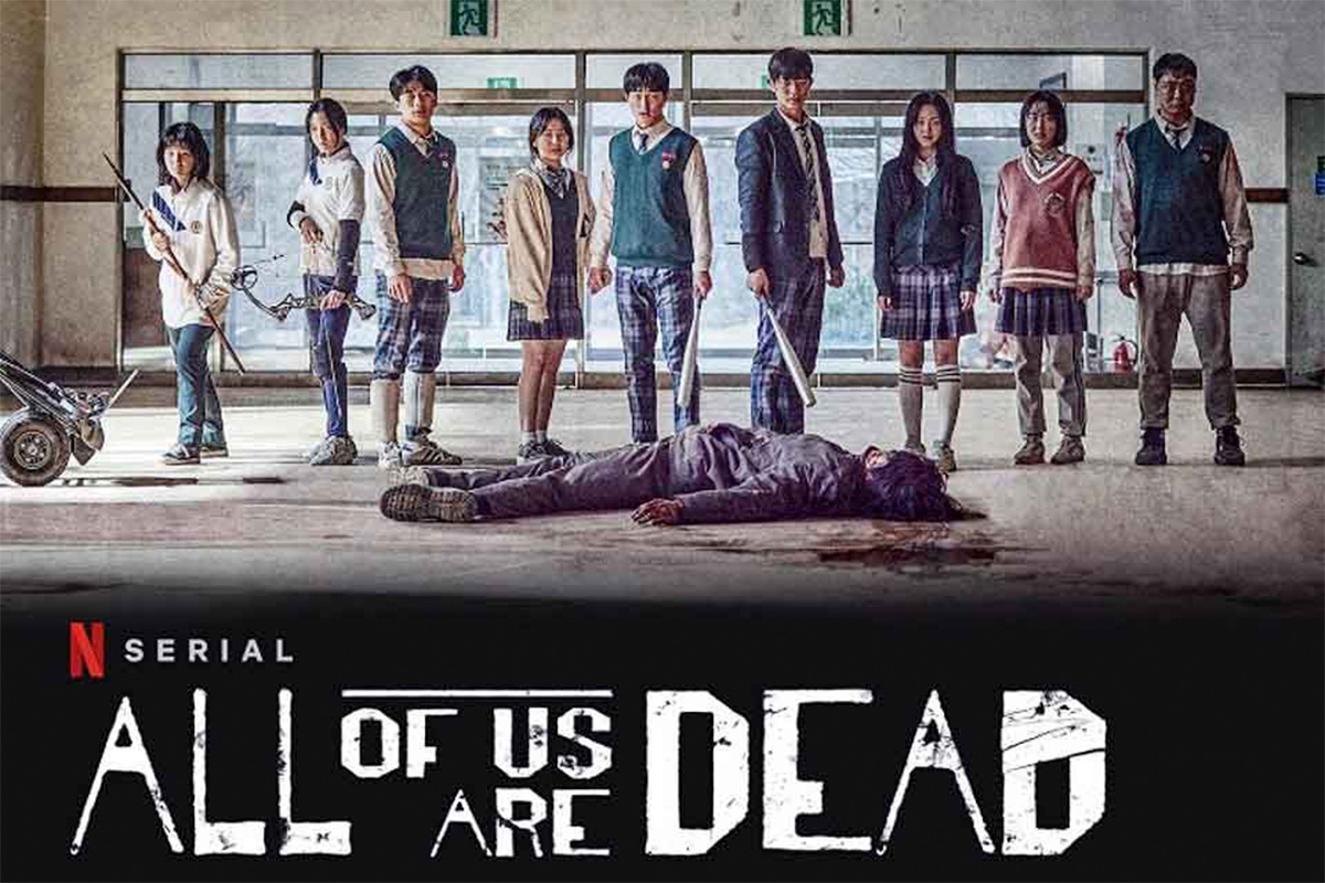 Pôster de 'All of Us Are Dead', da Netflix