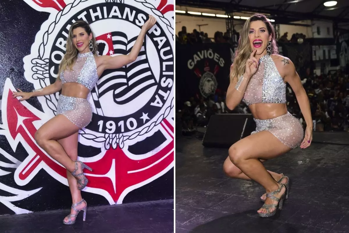 Ana Paula Minerato usa look curtinho em ensaio para o Carnaval 2022