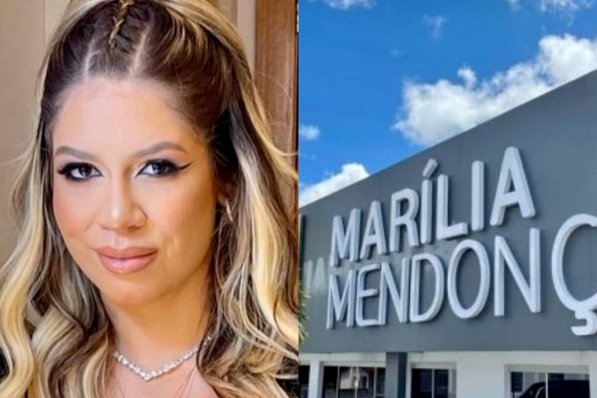 Marilia Mendonça - fachada do hospital com nome dela