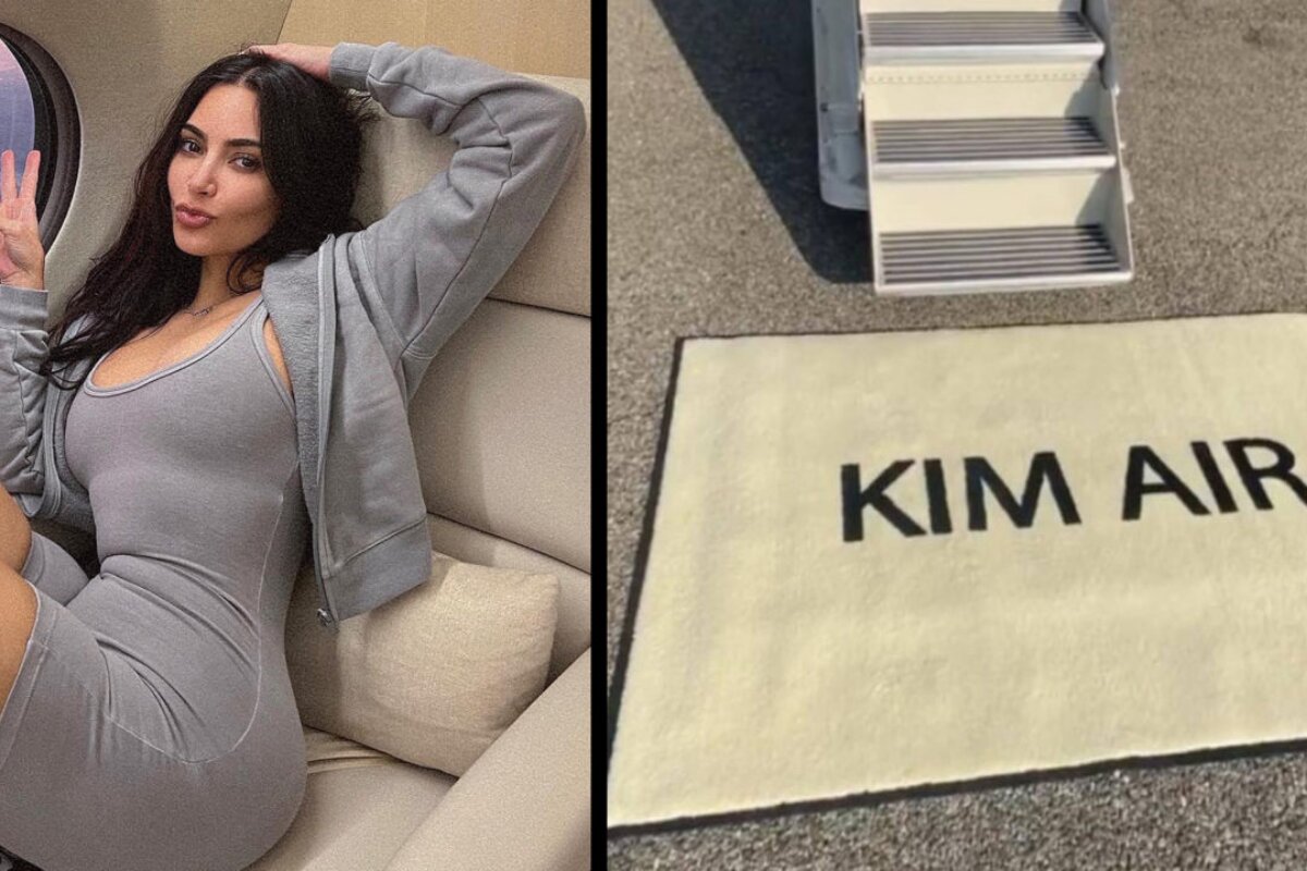 Kim Kardashian no novo jatinho