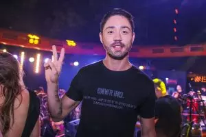 Rio Melquiades fez questão de posar para os fotógrafos