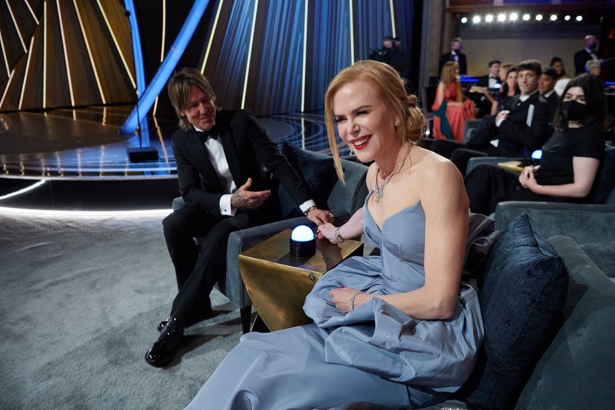 Nicole Kidman e Keith Urban - plateia do oscar 2022