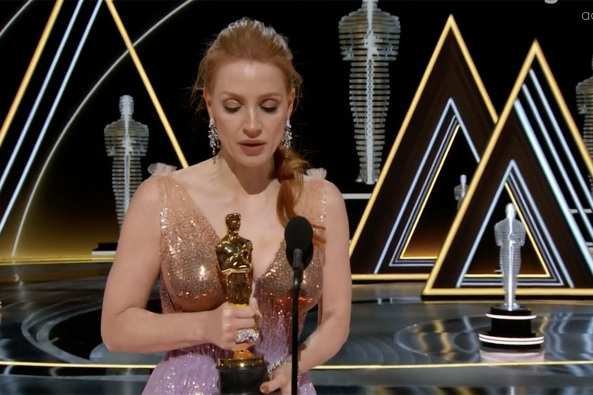 Jessica Chastain vence o Oscar de Melhor Atriz