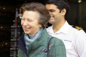 Princesa Anne sorrindo