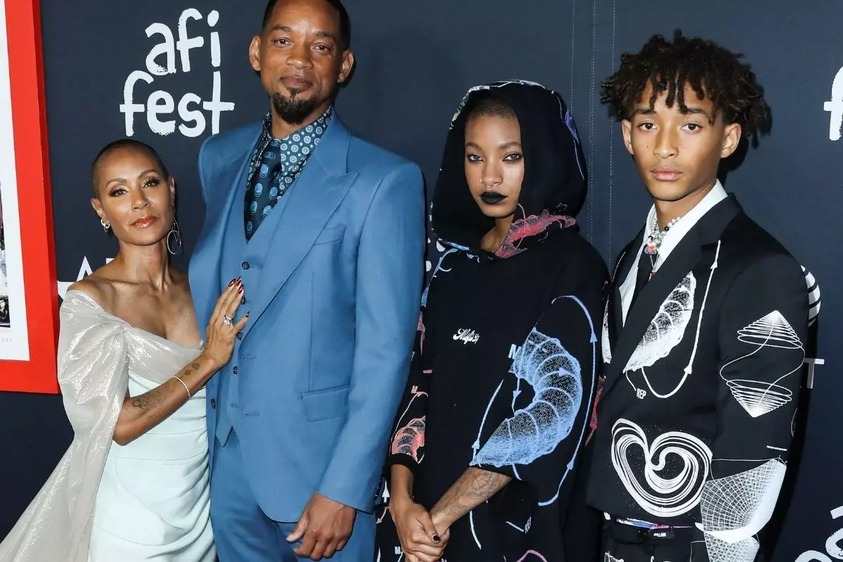 Will Smith, Jada, Willow e Jaden Smith