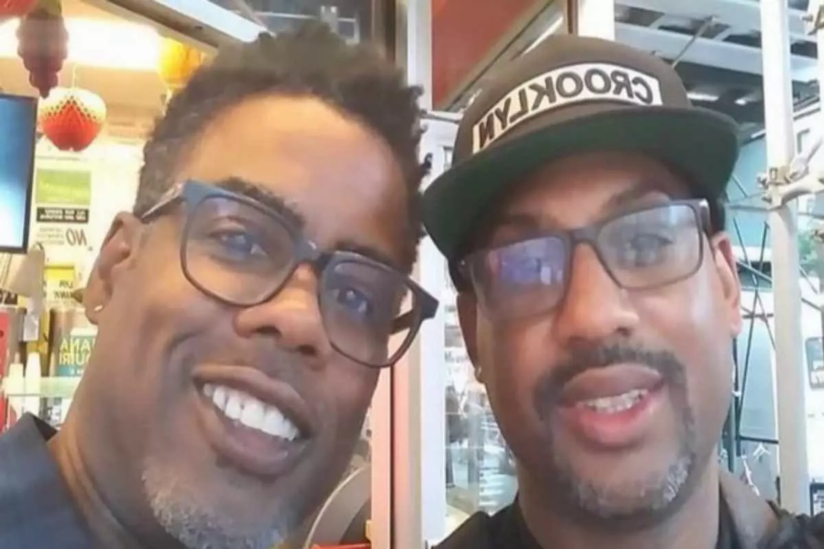 Chris Rock e seu irmão Kenny Rock