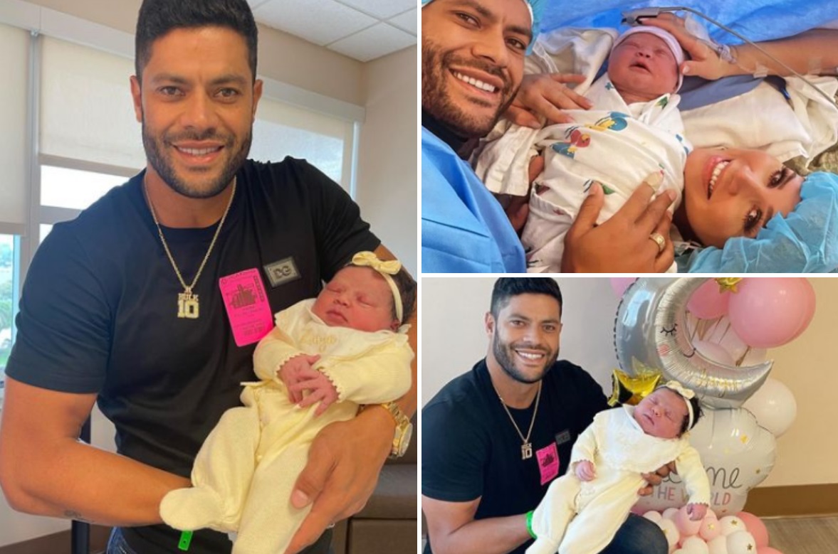 Hulk Paraíba e Camila Ângelo celebram nascimento da primeira filha